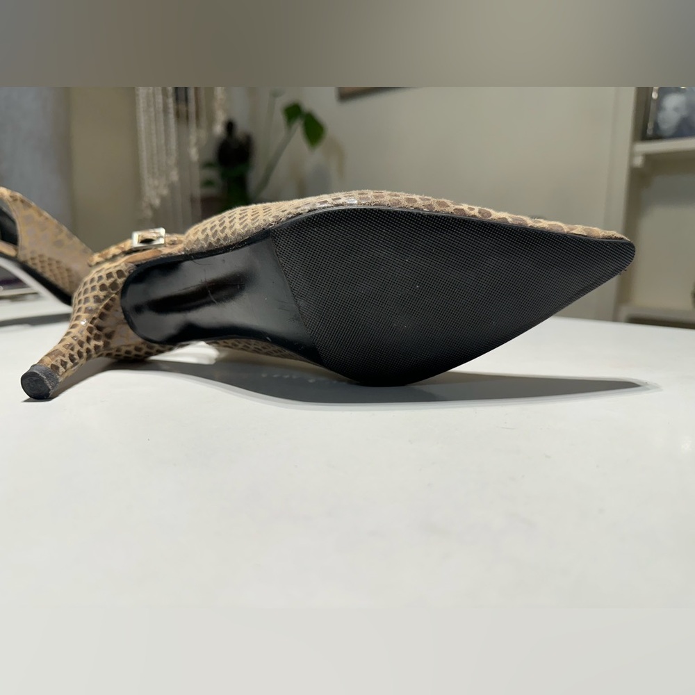 Stuart Weitzman Genuine Python Heels, Size Us 7m - image 5